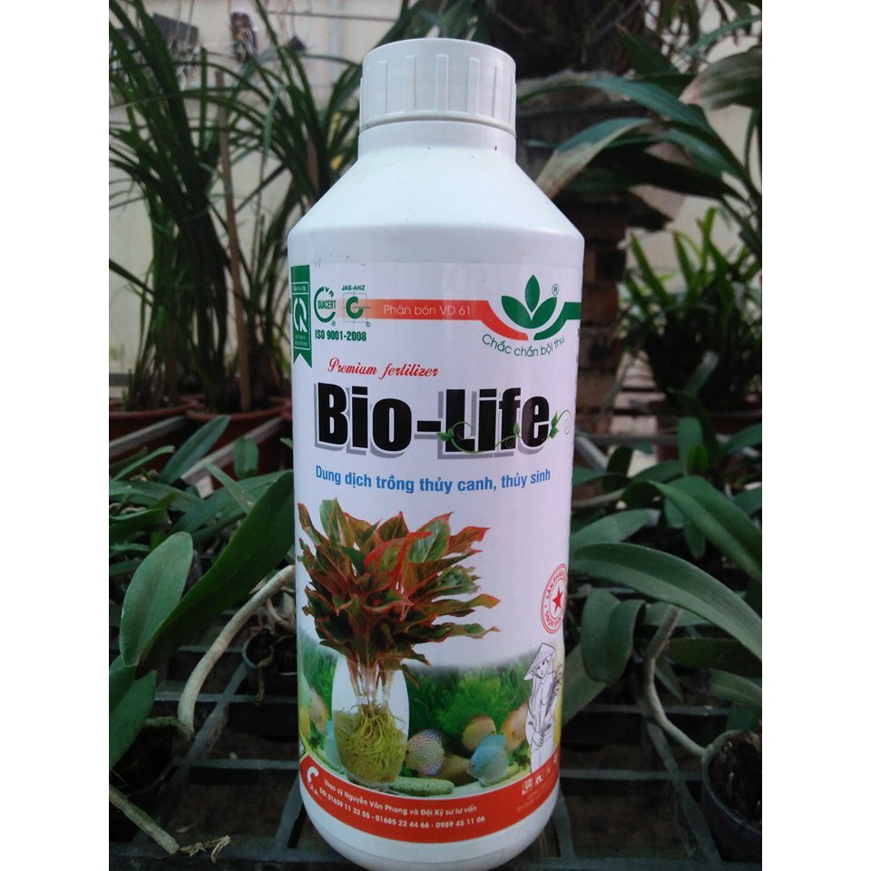 chai 1 lít dung dịch trồng thủy canh Bio - Life VD58