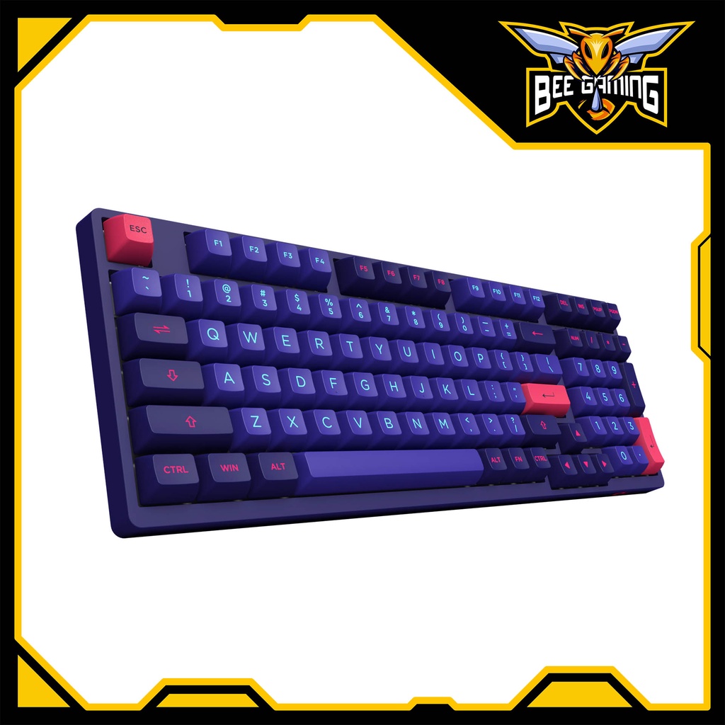 Bàn phím cơ không dây AKKO 3098N - 3098B Multi-modes Neon | Hàng chính hãng bảo hành 1 đổi 1