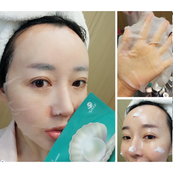 Mặt nạ JM Solution Ngọc Trai Trắng 3 Bước [MIẾNG LẺ] JMsolution Marine Luminous Pearl Deep Moisture Mask 30ml