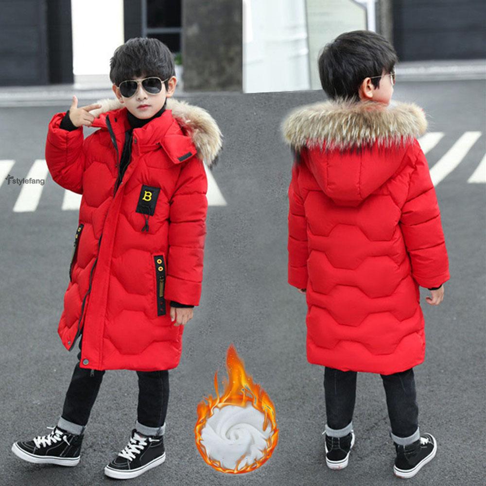 Coats Outerwear Parka Zipper Long sleeve Long Trench coat Hooded Coat Padded Kids' Puffer Boy Bomber Winter Quilted Hot