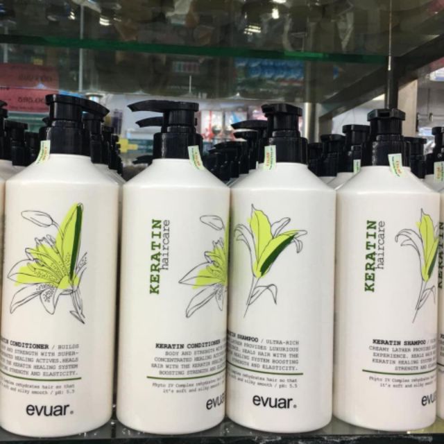 (sẵn hàng) CẶP GỘI XẢ KERATIN EVUAR 758mlx2 | BigBuy360 - bigbuy360.vn