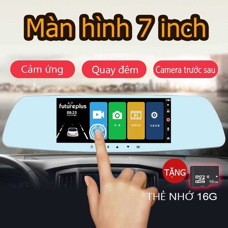 Camera hành trình bảng điều khiển camera trước và sau 2 trong 1 máy quay hành trình ô tô có kèm camera lùi-OT104