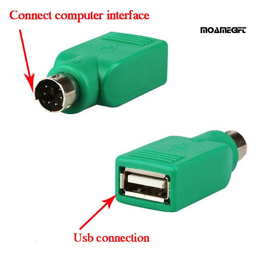 Set 2 Đầu Chuyển Đổi Usb Female Sang Male Cho Ps2