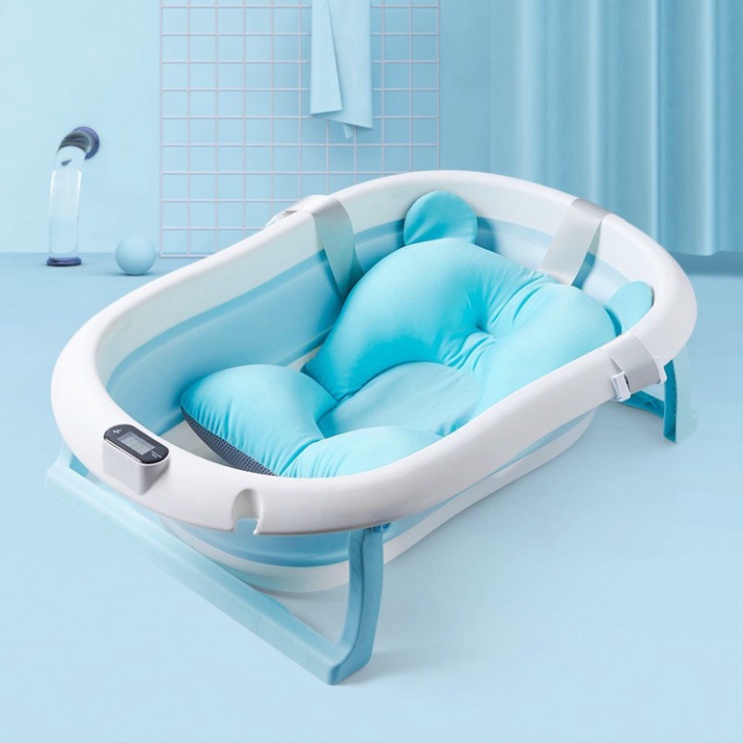 THAU CHẬU TẮM CHO BÉ GẤP GỌN SIZE TO BABYJOY MART ( HÀNG CAO CẤP )