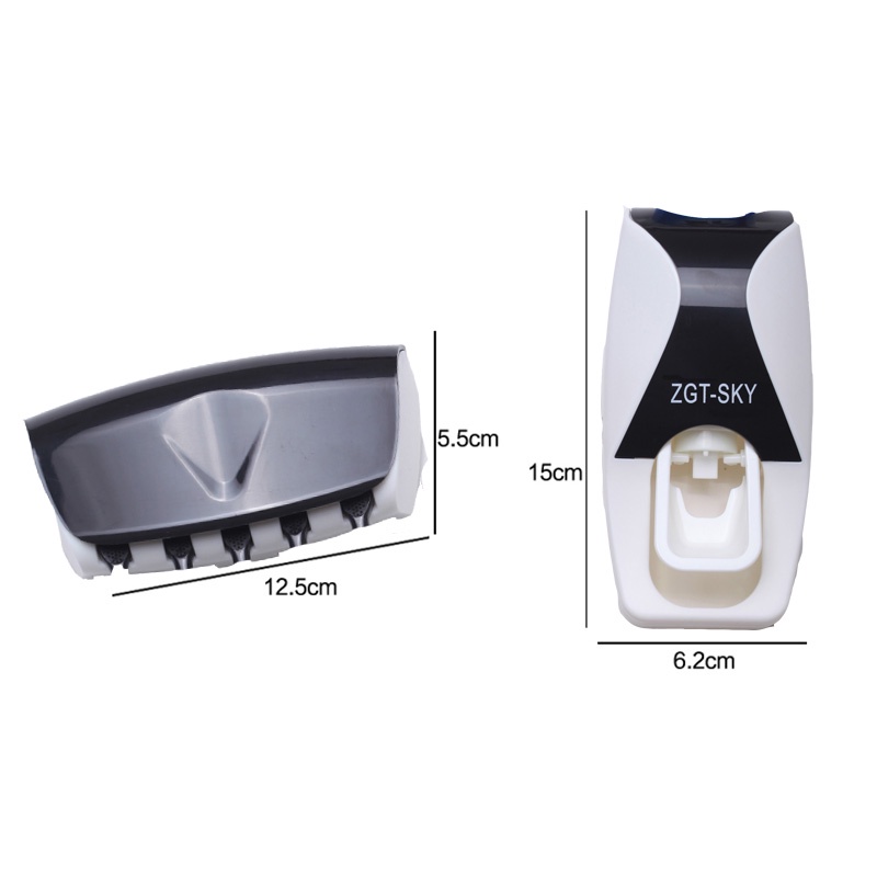 Giá Đỡ Kem Đánh Răng Tự Động Gắn Tường Tiện Lợi