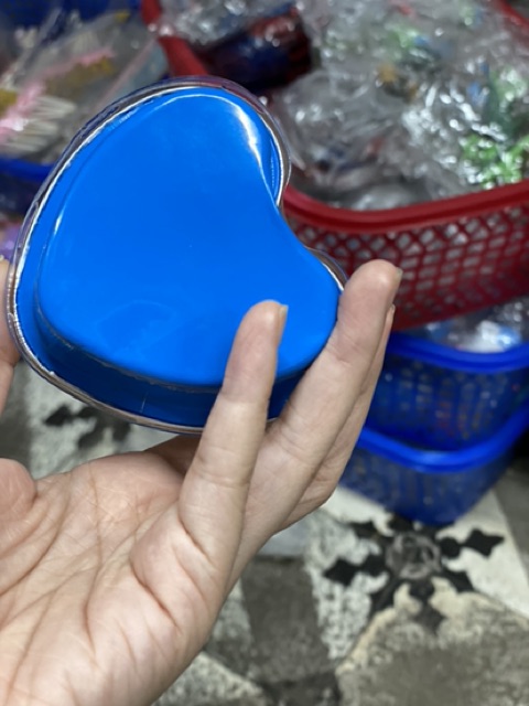 10 cái hộp trái tim đáy nhôm nắp nhựa dùng để đựng bánh