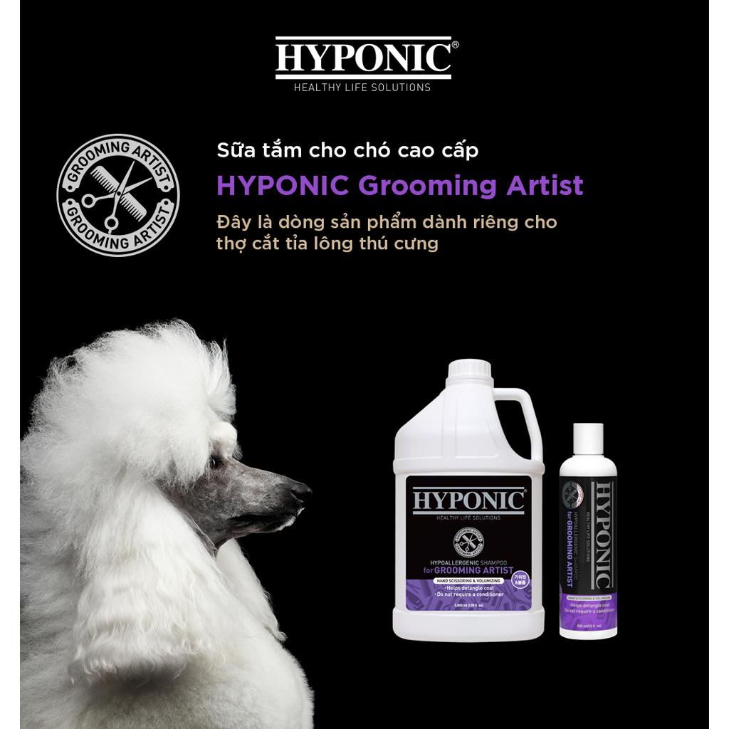 Sữa tắm cho chó cao cấp HYPONIC Grooming Artist, làm dày & phồng lông