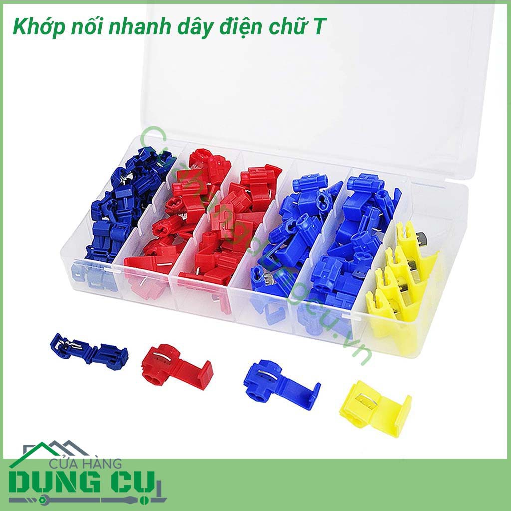 Set 65 khớp nối nhanh dây điện