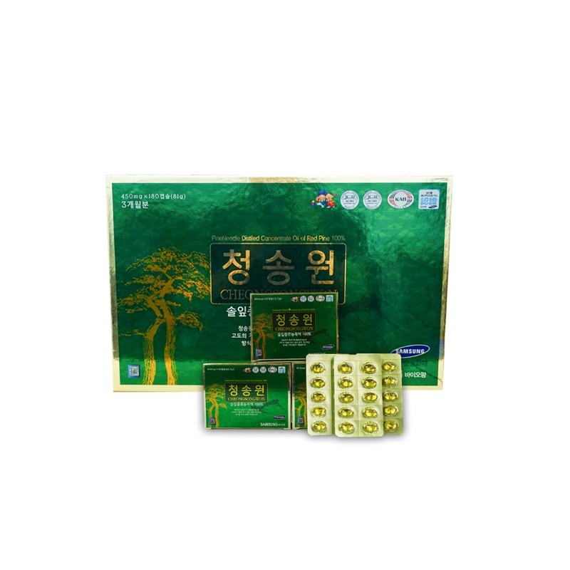 [HÀNG MỚI VỀ] VIÊN UỐNG THÔNG ĐỎ CHEOSONGWON HÀN QUỐC 180V, Hộp Xanh | BigBuy360 - bigbuy360.vn