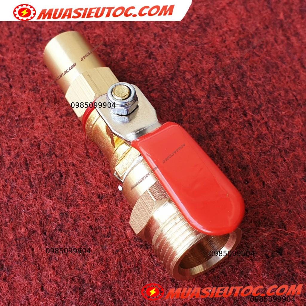 Béc vòi xịt rửa vệ sinh bảo dưỡng máy lạnh điều hoà Thau Thẳng - Đầu Ngắn - Không chỉnh tia