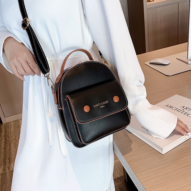 BALO MINI DA PU THỜI TRANG NỮ SIÊU XINH THÍCH HỢP ĐI CHƠI HÒ HẸN BALO XÁCH TAY PHONG CÁCH HÀN QUỐC BLN43H079