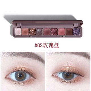 phấn mắt 9 ô lameila trang điểm