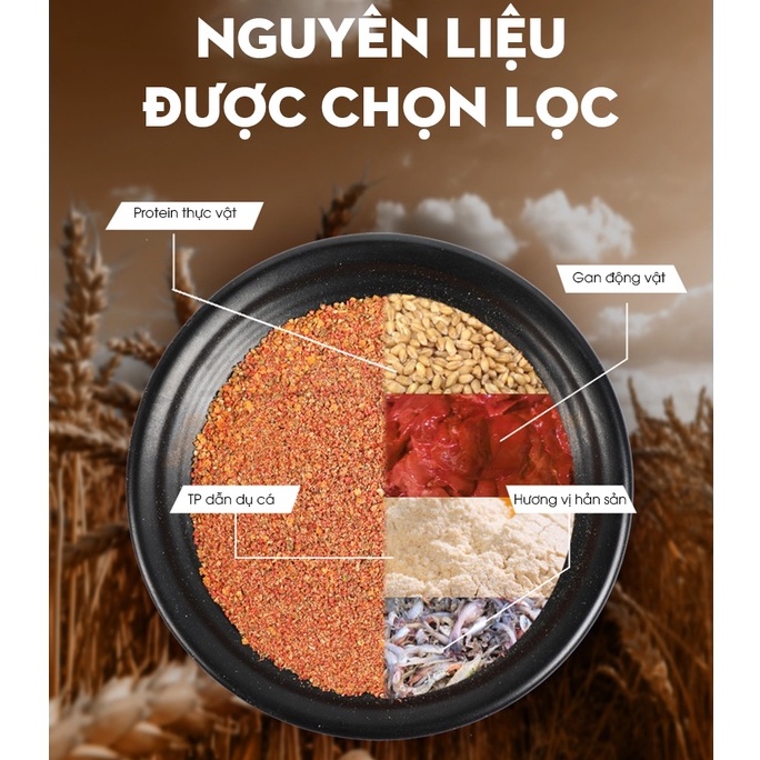 Mồi câu cá rô phi, Rô phi gan HUA 300g