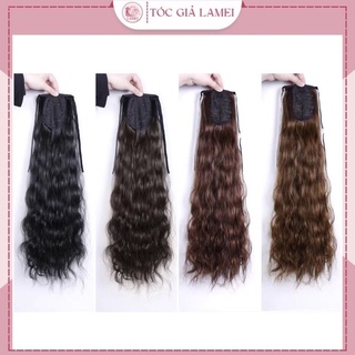 Tóc giả nữ buộc xù đuôi dài 60cm chất lì như tóc thật