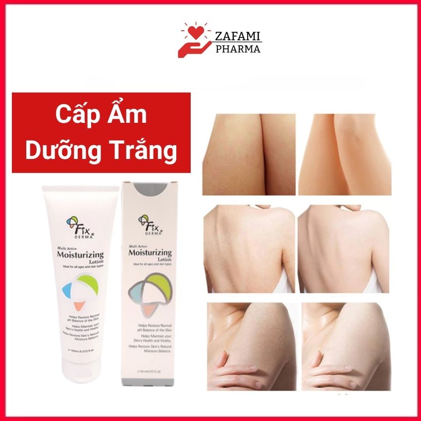 Kem dưỡng ẩm body trắng da body lotion dưỡng da dưỡng thể Fixderma Moisturizing Multi Active (150ml) Zafami Pharma | BigBuy360 - bigbuy360.vn