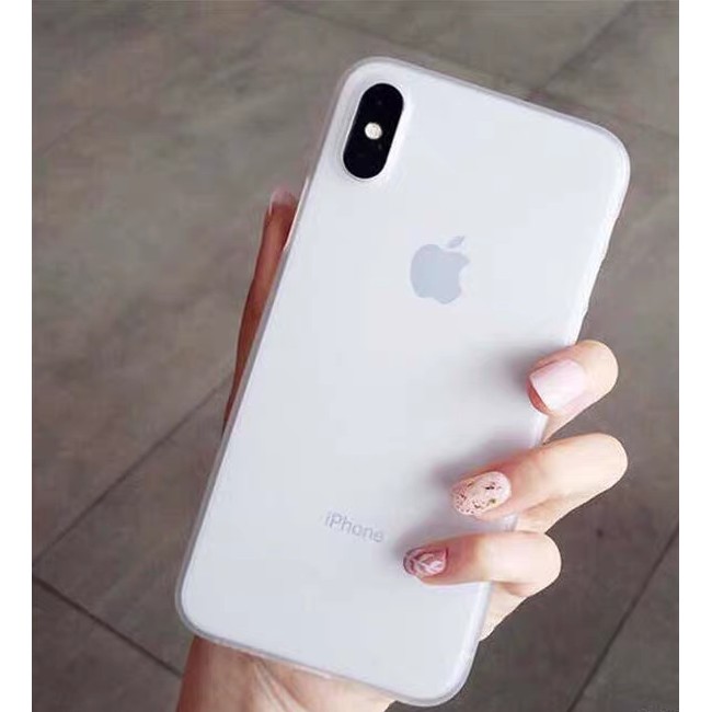 Ốp Lưng Ip 6G 7G 6P 7P X / XR / XS MAX ip 11 11 pro / 11 pro max giấy Siêu Mỏng Nhiều Màu Có Gờ Bảo Vệ Camera