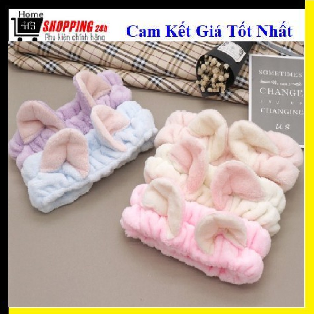 Băng Đô Tai Mèo 3D Vải Dày Mịn Màng Chất Xịn Siêu Mềm Mượt