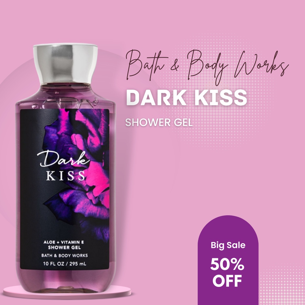 Sữa tắm Bath & Body Works Dark Kis Shower Gel Giúp Da Thơm Ngát Chai 295 ml