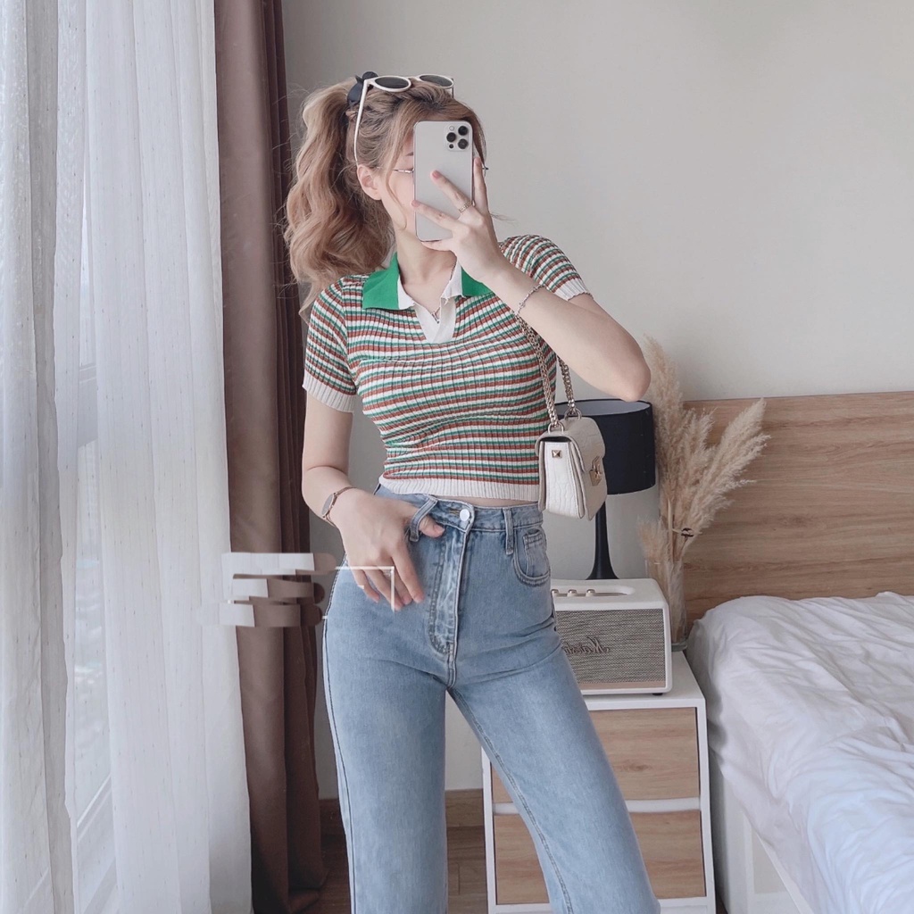[VIDEO+FREESHIP ] QUẦN JEANS ỐNG SUÔNG CO GIÃN NỮ GẬP GẤU MÀU XANH NHẠT ĐẬM TÔN DÁNG HOT HIT THỜI TRANG HADI