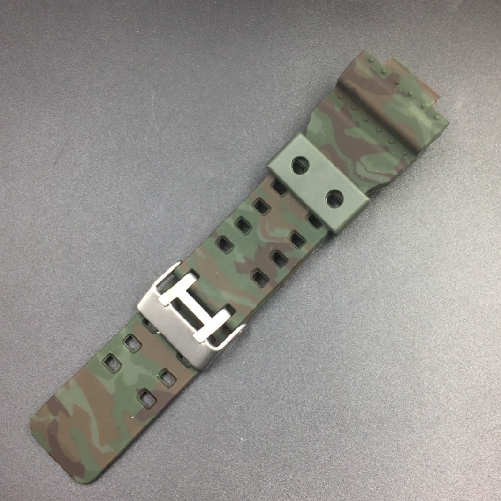 Dây đeo họa tiết rằn ri thay thế dành cho đồng hồ G Shock 16mm GA100/120/GD120/G-8900