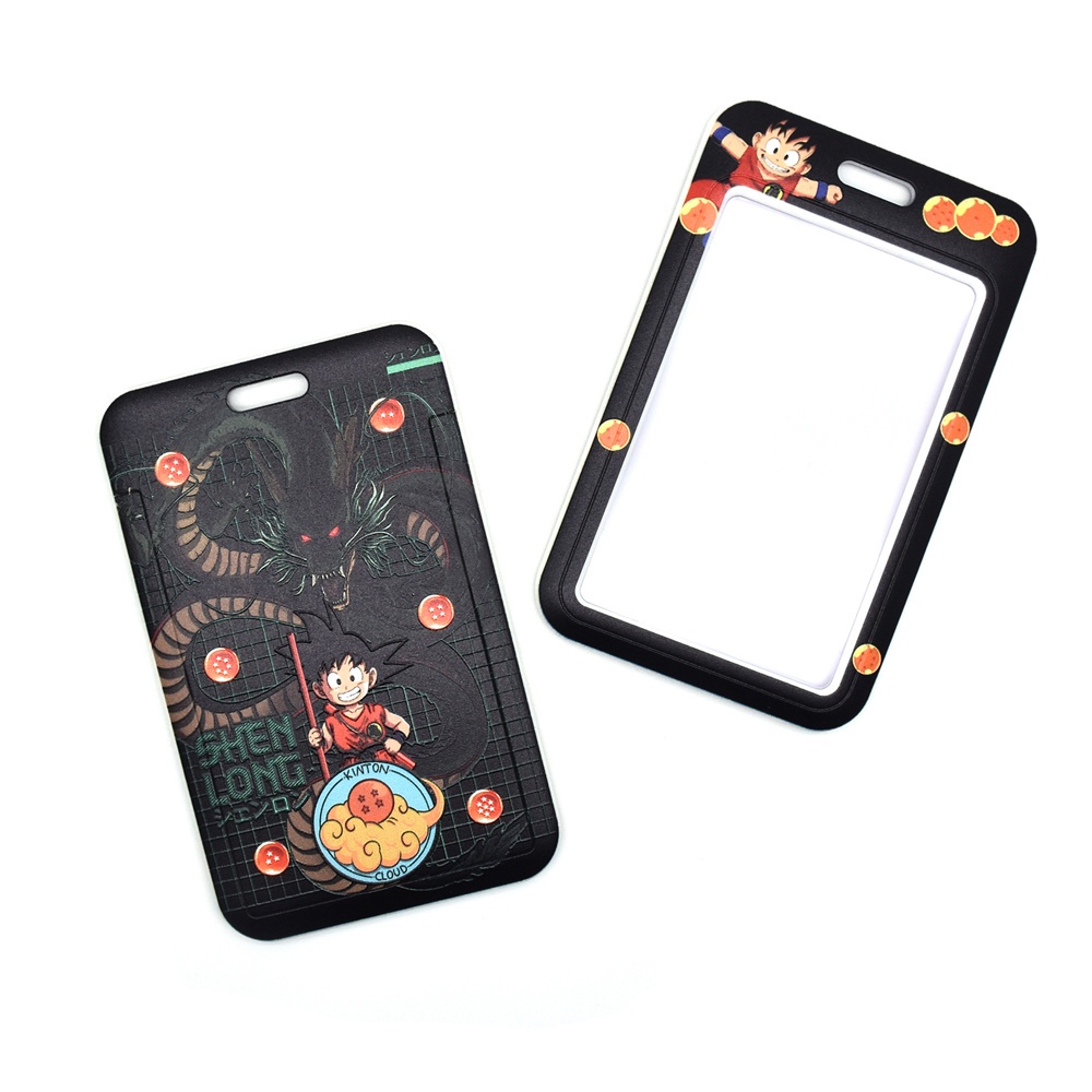 Dây đeo thẻ ID họa tiết hoạt hình Dragon Ball dành cho học sinh