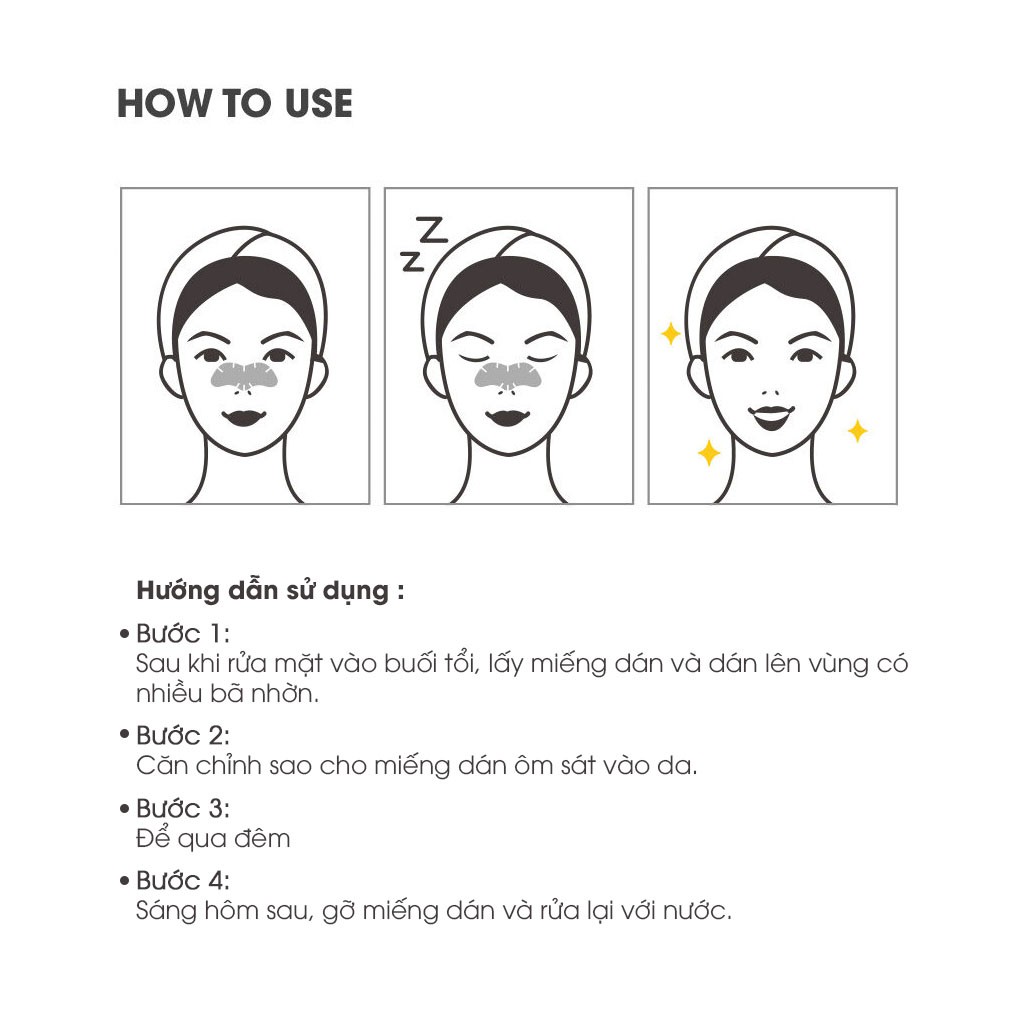 Mặt Nạ Làm Sạch Mụn Đầu Đen Mediheal Sleeping Melting Nose Pack 1 Miếng [K69]