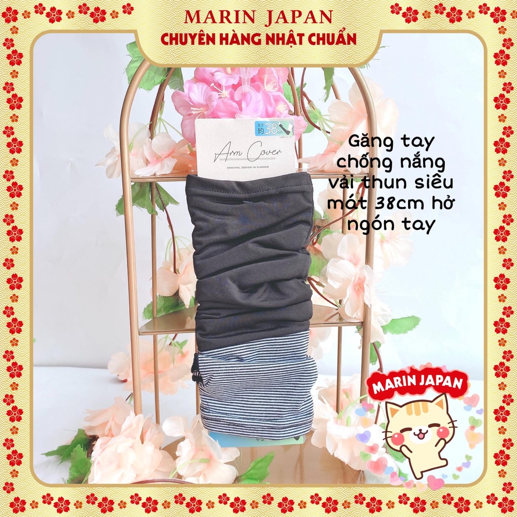 Găng tay siêu mát chất vải làm mát chống UV Arm Cover dài 38cm Nhật Bản