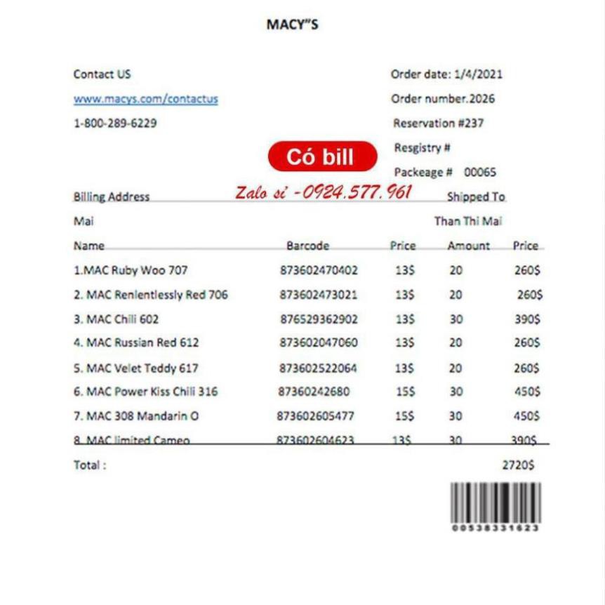 Son Mac chính hãng Ruby Woo, Chili, Marrakesh màu cam cháy đỏ gạch cam đất chuẩn Auth date tới 2023 | BigBuy360 - bigbuy360.vn