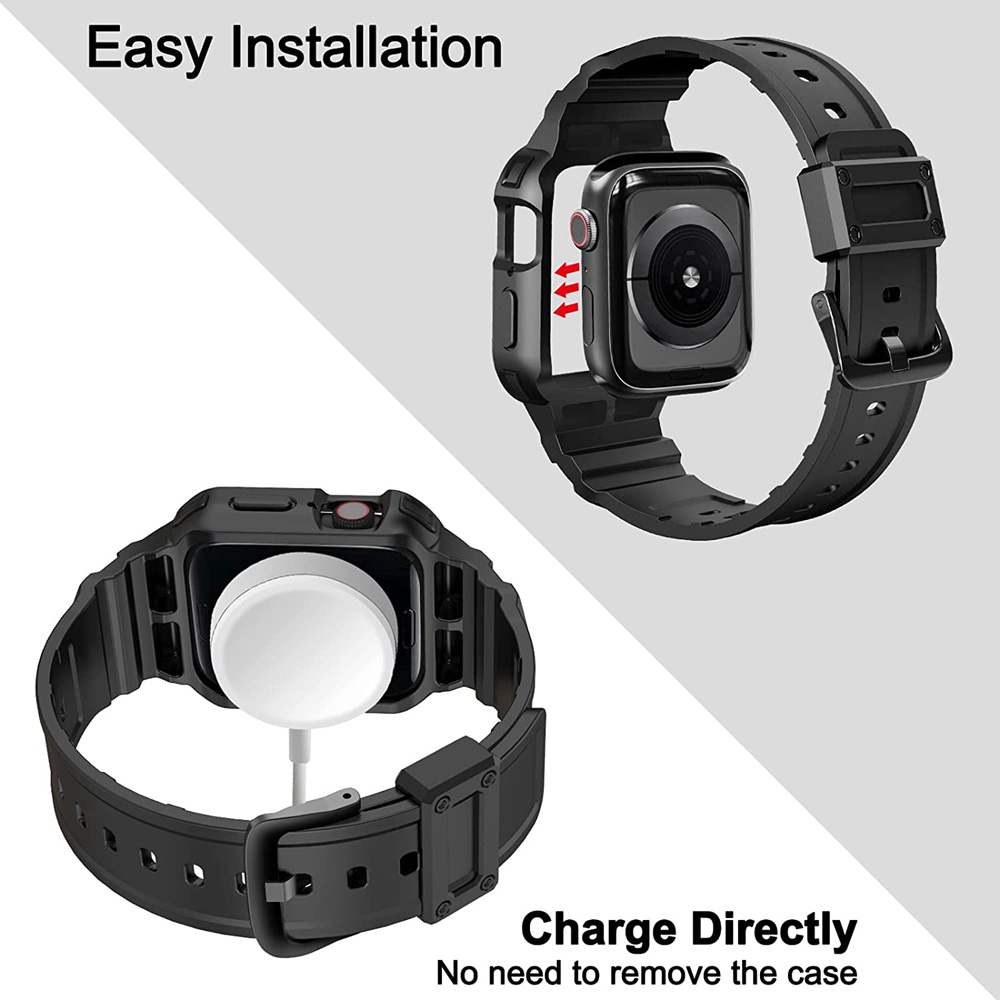 Dây Đeo Thể Thao Thay Thế Chuyên Dụng Cho Apple Watch 45mm 44mm 42mm 41mm 40mm 38mm iWatch Series 7 6 5 SE 4 3 2 1
