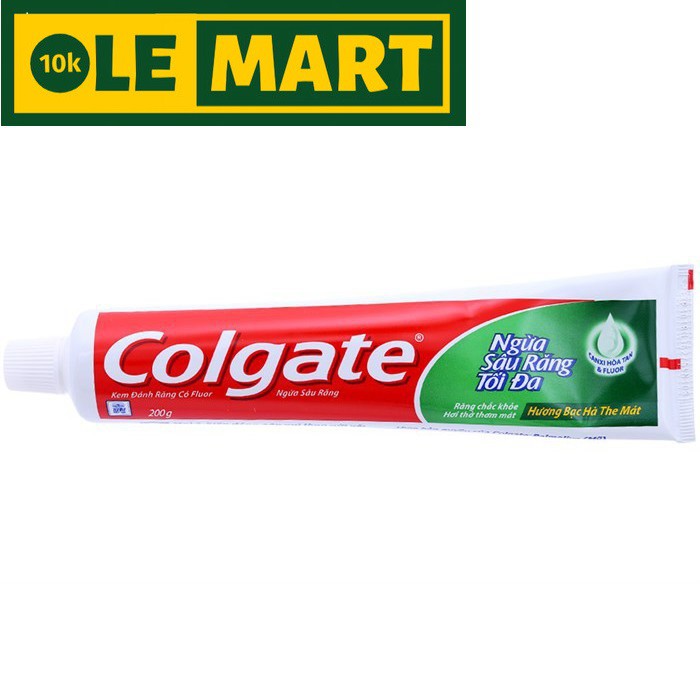 Kem đánh răng Colgate ngừa sâu răng tối đa 225g/hộp tặng bàn chải đánh răng lông tơ