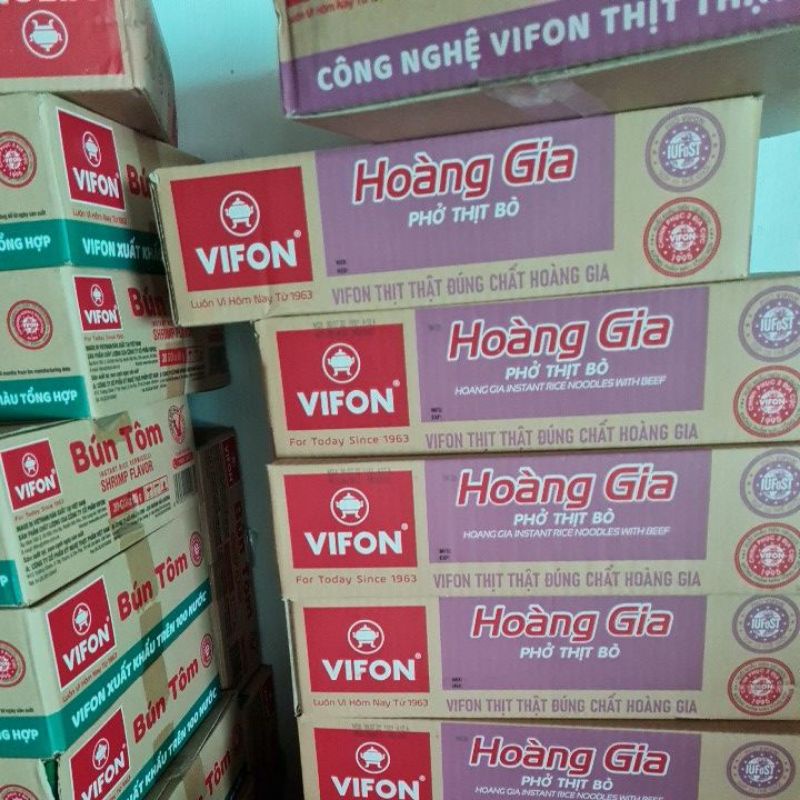 Phở bò hoàng gia 120gr 18 gói 💥có thịt thật