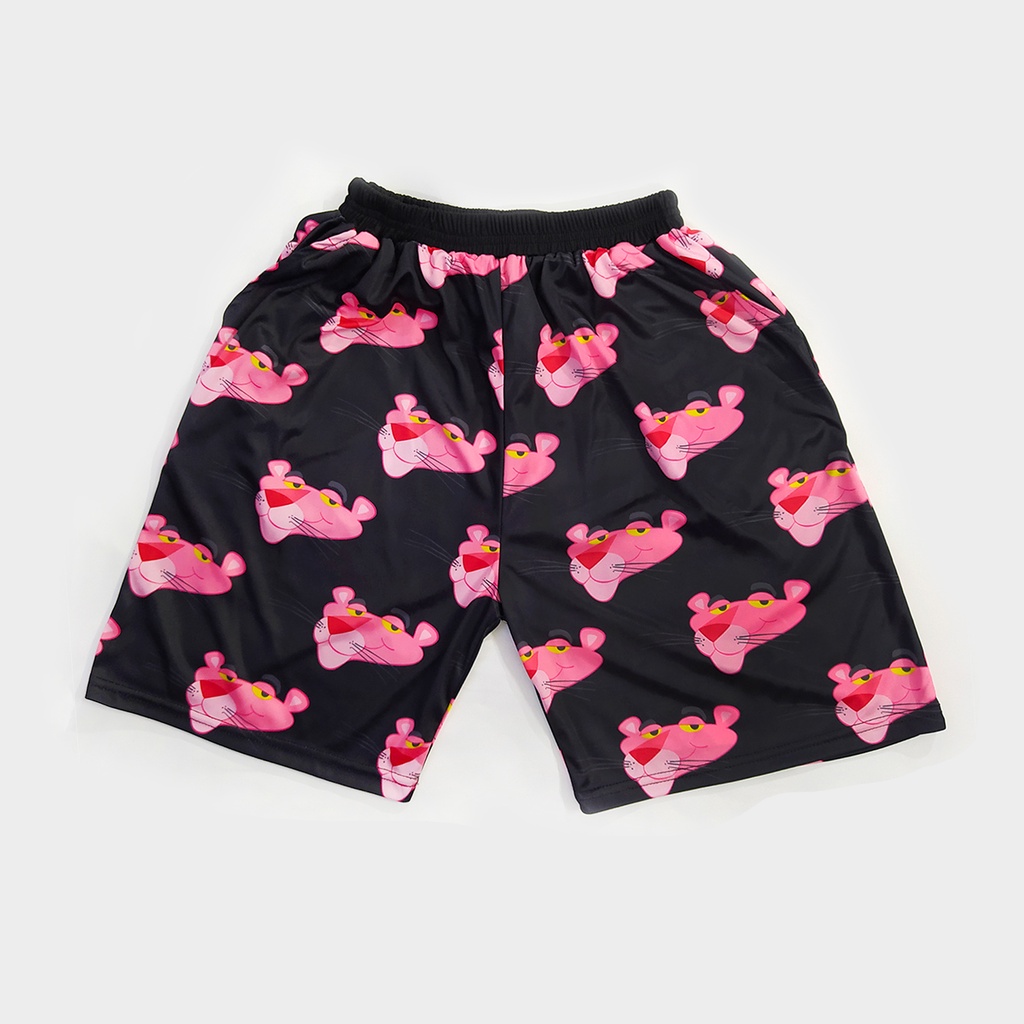 Quần đùi hoạt hình nhiều mẫu, quần short unisex phom rộng