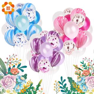 Set 20 Bong Bóng Cao Su 12" Nhiều Màu Sắc Trang Trí Tiệc