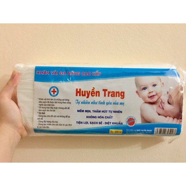 1 bịch Khăn vài đa năng Huyền Trang(Giấy khô đa năng) 300 tờ