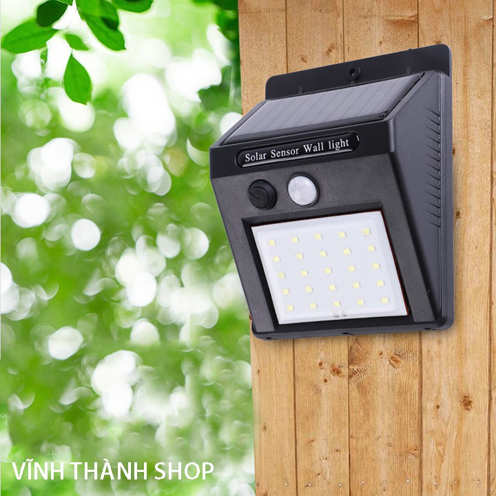 Đèn năng lượng mặt trời cảm biến ánh sáng và chuyển động siêu tiết kiệm 20 LED #Solar Motion Sensor Light