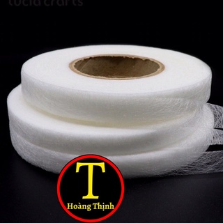 Cuộn keo tan ,keo lót.(Loại Tốt) ủi 2 mặt dính vào nhau