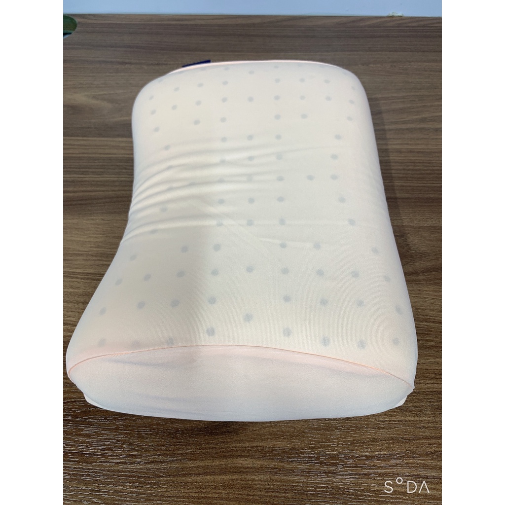 Gối nơ Liên Á cao su thiên nhiên 100% Peanut 24x32x7cm