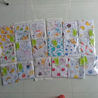 đồ cotton giấy cho bé combo 10 bộ