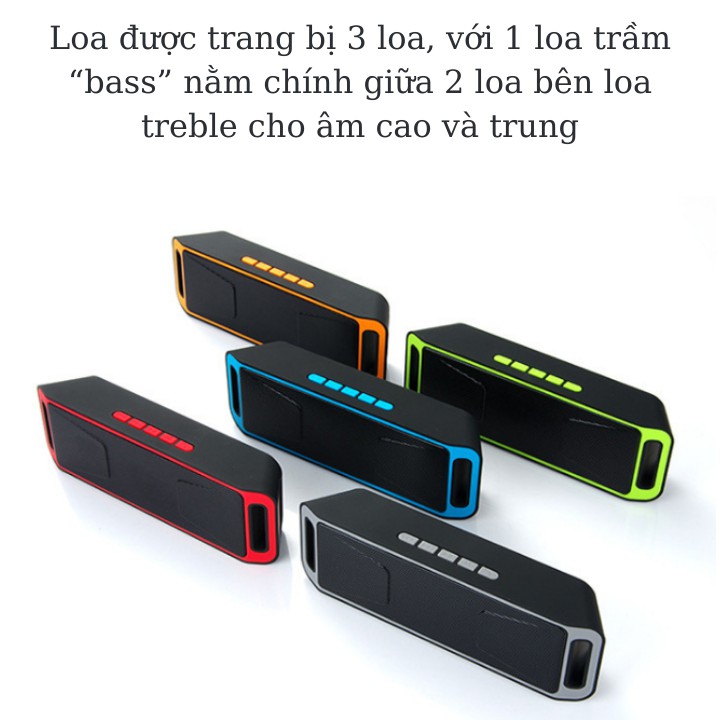 Loa bluetooth S208 , Âm thanh 3D , bass siêu khủng , kết nối bluetooth 4.0 , Bảo hành chính hãng 1 năm