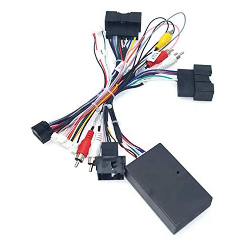 Ô tô 16PIN Dây nguồn âm thanh Radio Khai thác với Hộp Canbus cho Ford Focus F150 Kiểm lâm 2012-2015