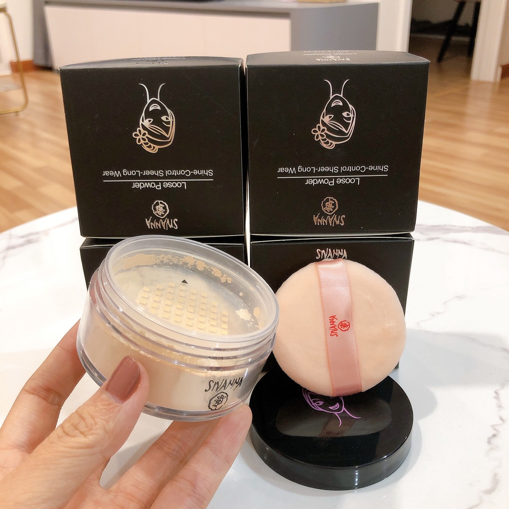 Phấn Phủ Kiềm Dầu Sivanna Loose Powder F010