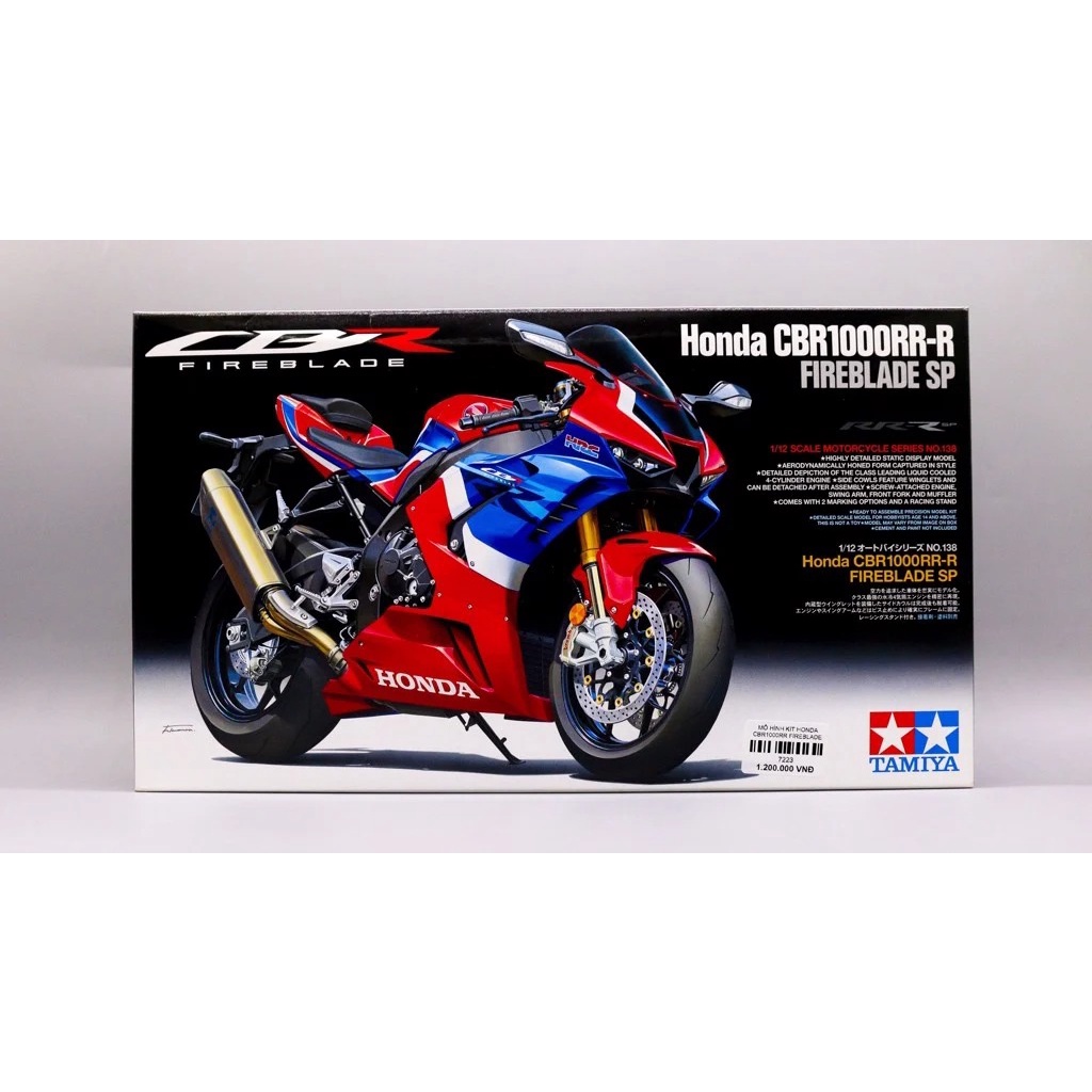 MÔ HÌNH KIT HONDA CBR1000RR FIREBLADE 1:12 TAMIYA 14138