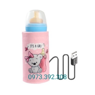 Túi ủ sữa giữ nhiệt cho bình sữa 40-45 nguồn usb đa năng