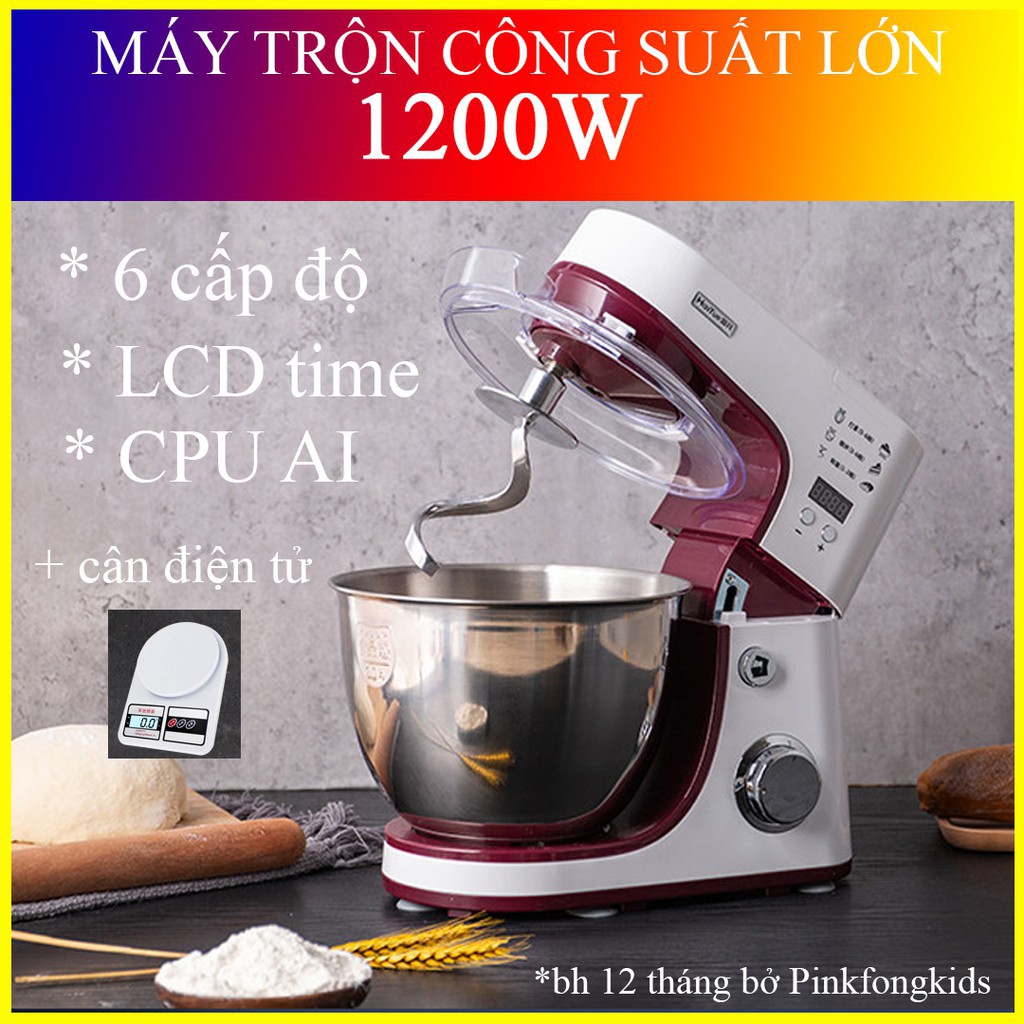 Máy trộn bôt CAO CÂP công suất 1200W | IC Tự đồng điều chỉnh công suất