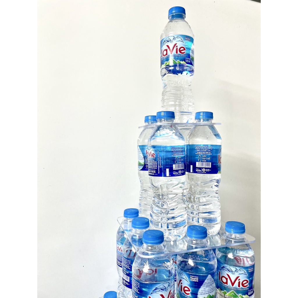 Khay bày tháp nước mica: tháp 2 tầng, 3 tầng vuông, tròn