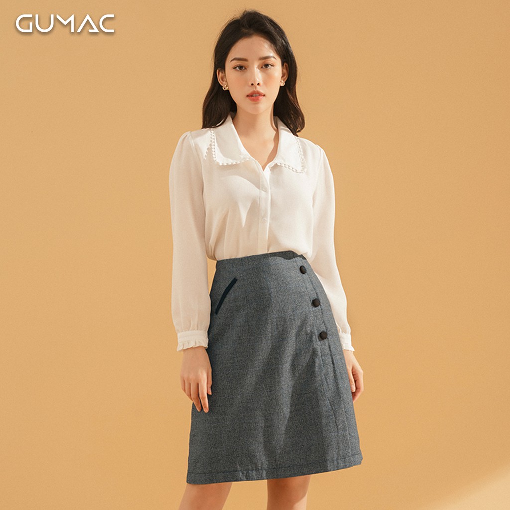 [Mã WAAUG giảm 15% tối đa 30k đơn 99k] Váy tà đắp 3 nút VA732 GUMAC | BigBuy360 - bigbuy360.vn