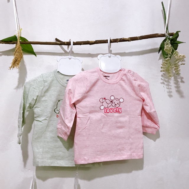Áo ss cài vai thu đông Dokma (6-18M) DA105