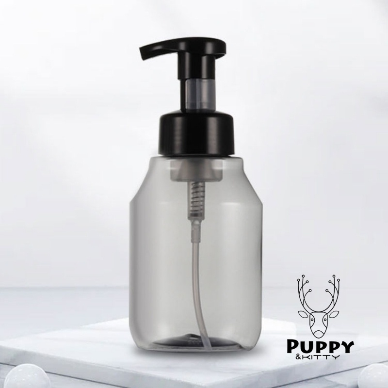 Bình Tạo Bọt Sữa Rửa Mặt Hình Oval Dạng Nhấn 350ML