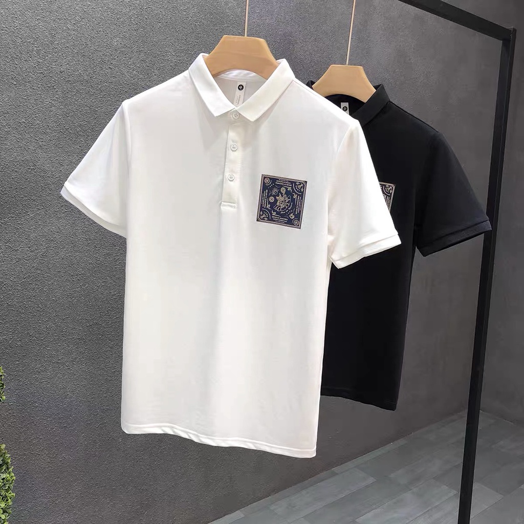 Áo polo nam form rộng cao cấp đẹp có cổ trắng cổ bẻ MURADFASHION APL01