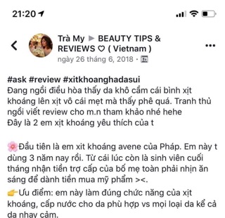 Xịt khoáng Evene 300ml